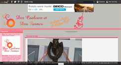 Desktop Screenshot of descouleursetdesformes.over-blog.com