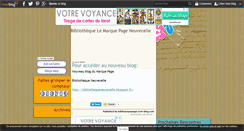 Desktop Screenshot of biblimarquepage.over-blog.com