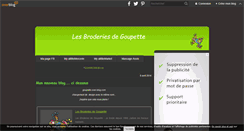 Desktop Screenshot of lesbroderiesdegoupette.over-blog.fr