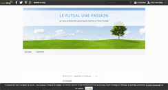 Desktop Screenshot of futsal.over-blog.com