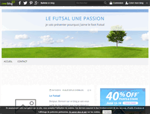 Tablet Screenshot of futsal.over-blog.com
