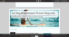 Desktop Screenshot of petanque-71.over-blog.com