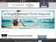 Tablet Screenshot of petanque-71.over-blog.com