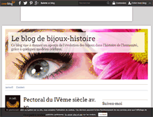 Tablet Screenshot of bijoux-histoire.over-blog.com