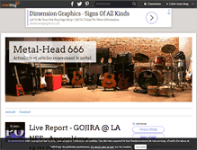 Tablet Screenshot of metalhead666.over-blog.fr