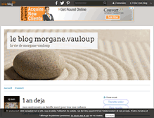 Tablet Screenshot of morgane.vauloup.over-blog.com