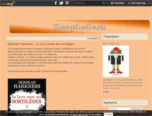 Tablet Screenshot of keeplogeek.over-blog.com