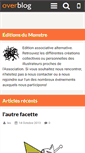 Mobile Screenshot of editionsdumonstre.over-blog.com