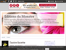 Tablet Screenshot of editionsdumonstre.over-blog.com