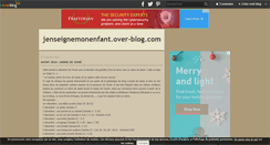 Desktop Screenshot of jenseignemonenfant.over-blog.com
