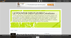 Desktop Screenshot of le.pouvoir.des.fleurs.over-blog.com