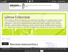Tablet Screenshot of librosdecoleccion.over-blog.com