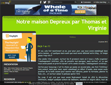 Tablet Screenshot of maisondethomasetvirginie.over-blog.com