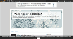 Desktop Screenshot of hitomi-nailart.over-blog.com