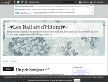 Tablet Screenshot of hitomi-nailart.over-blog.com