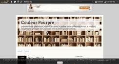 Desktop Screenshot of couleur-pourpre.over-blog.com