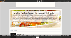 Desktop Screenshot of la-chaumiere.over-blog.fr