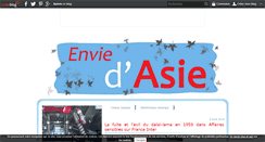 Desktop Screenshot of enviedasie.over-blog.fr