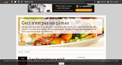 Desktop Screenshot of cecinestpasungateau.over-blog.com