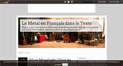 Desktop Screenshot of le-metal-en-francais-dans-le-texte.over-blog.com