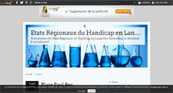 Desktop Screenshot of etrehandicap2007.over-blog.fr
