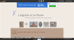 Desktop Screenshot of l-aiguille-et-la-plume.over-blog.com