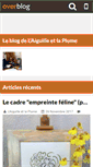 Mobile Screenshot of l-aiguille-et-la-plume.over-blog.com