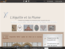 Tablet Screenshot of l-aiguille-et-la-plume.over-blog.com