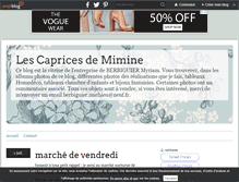 Tablet Screenshot of lescapricesdemimine.over-blog.fr