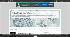 Desktop Screenshot of chatons.norvegiens.over-blog.com