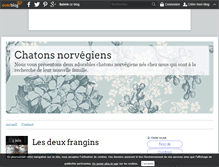 Tablet Screenshot of chatons.norvegiens.over-blog.com