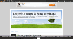 Desktop Screenshot of ensemble-contre-le-septieme-continent.over-blog.com