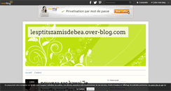 Desktop Screenshot of lesptitszamisdebea.over-blog.com