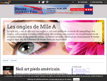 Tablet Screenshot of mlle.aureline.over-blog.com