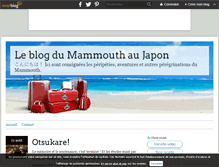 Tablet Screenshot of mammouth-banzai.over-blog.com