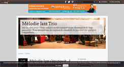 Desktop Screenshot of melodiejazztrio.over-blog.com