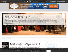 Tablet Screenshot of melodiejazztrio.over-blog.com