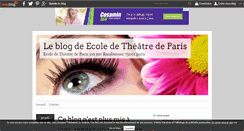 Desktop Screenshot of ecoledetheatredeparis.over-blog.com