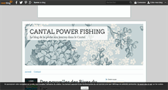 Desktop Screenshot of cantalpowerfishing.over-blog.com