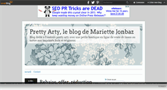 Desktop Screenshot of prettyarty.over-blog.com