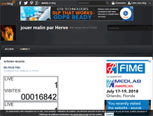 Tablet Screenshot of jouermalin.over-blog.com