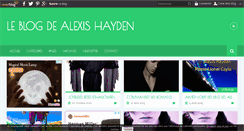 Desktop Screenshot of alexishayden.over-blog.com