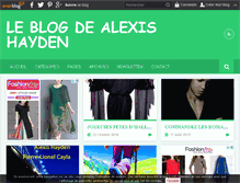 Tablet Screenshot of alexishayden.over-blog.com