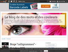Tablet Screenshot of desmotsetdescouleurs.over-blog.fr