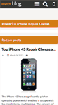 Mobile Screenshot of iphonerepairchers.over-blog.com