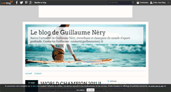 Desktop Screenshot of guillaumenery.over-blog.com