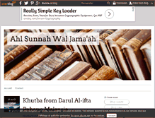 Tablet Screenshot of ahlsunnah.over-blog.com