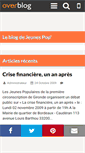 Mobile Screenshot of jeunespop1er.over-blog.fr