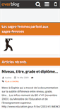 Mobile Screenshot of lessagesfemmesparlentauxsagesfemmes.over-blog.com