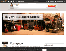 Tablet Screenshot of clayevocale.international.over-blog.com